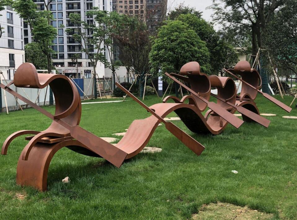 久治锈钢板造型