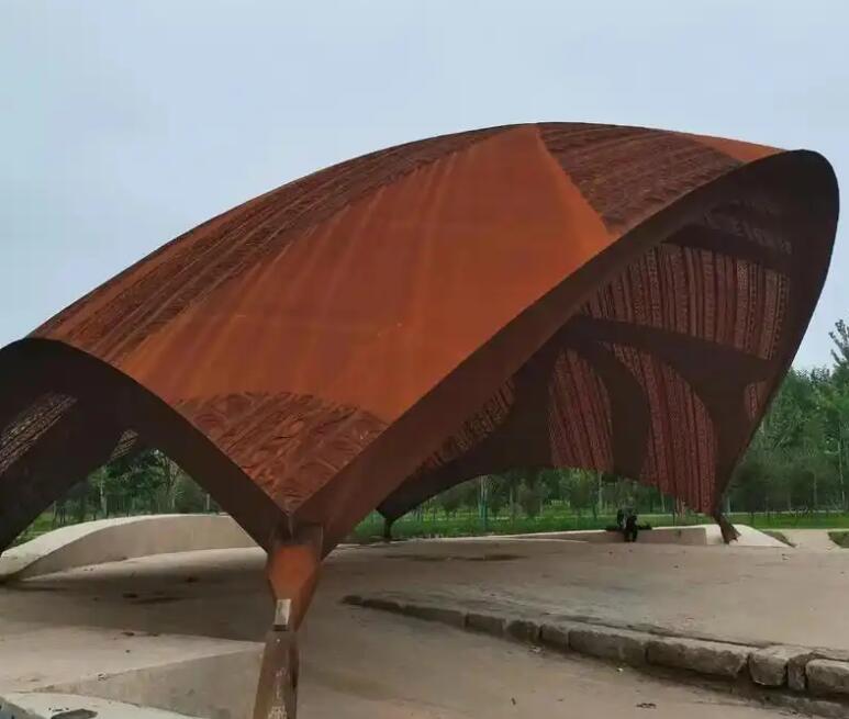 久治耐候钢幕墙案例